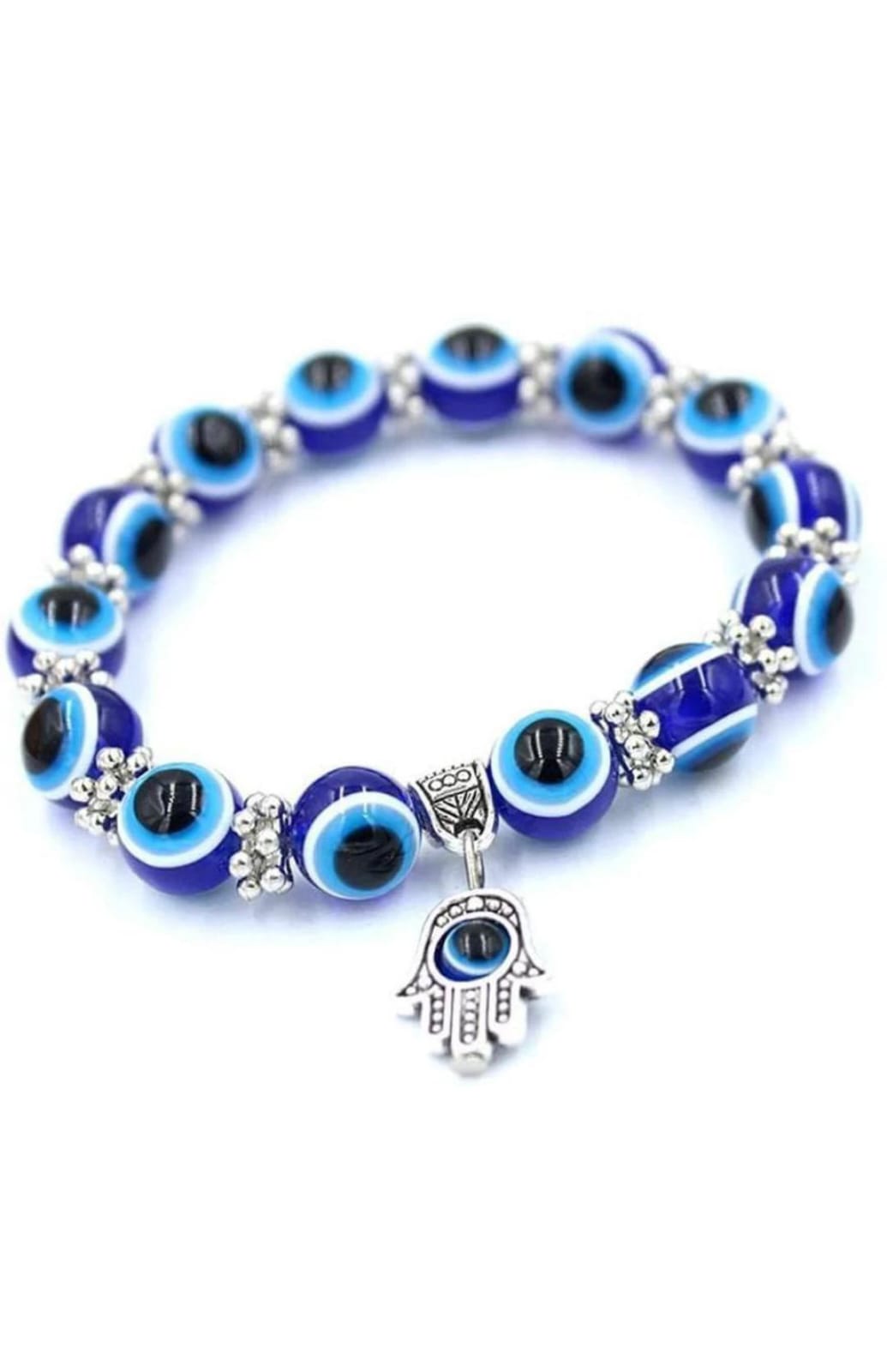 Evil Eye Silver-Edged Bracelet For Men and Women