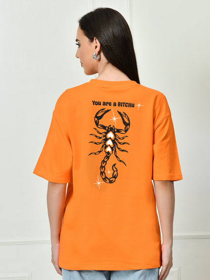 Bitchu Orange Unisex Oversized T-Shirt