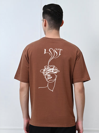 Lost Brown Unisex Oversized T-Shirt