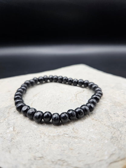 Black Beads Multi Layer Bracelet for Men