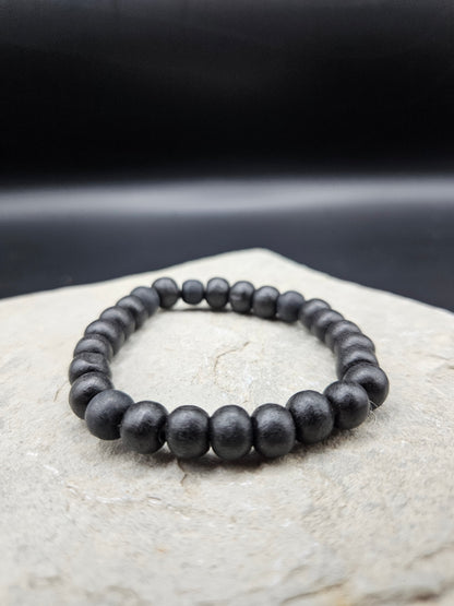 Black Beads Multi Layer Bracelet for Men