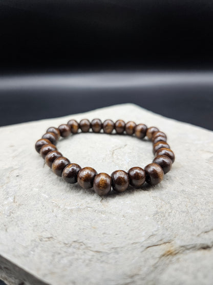 Cross Pattern Brown Multi Layer Bracelet for Men