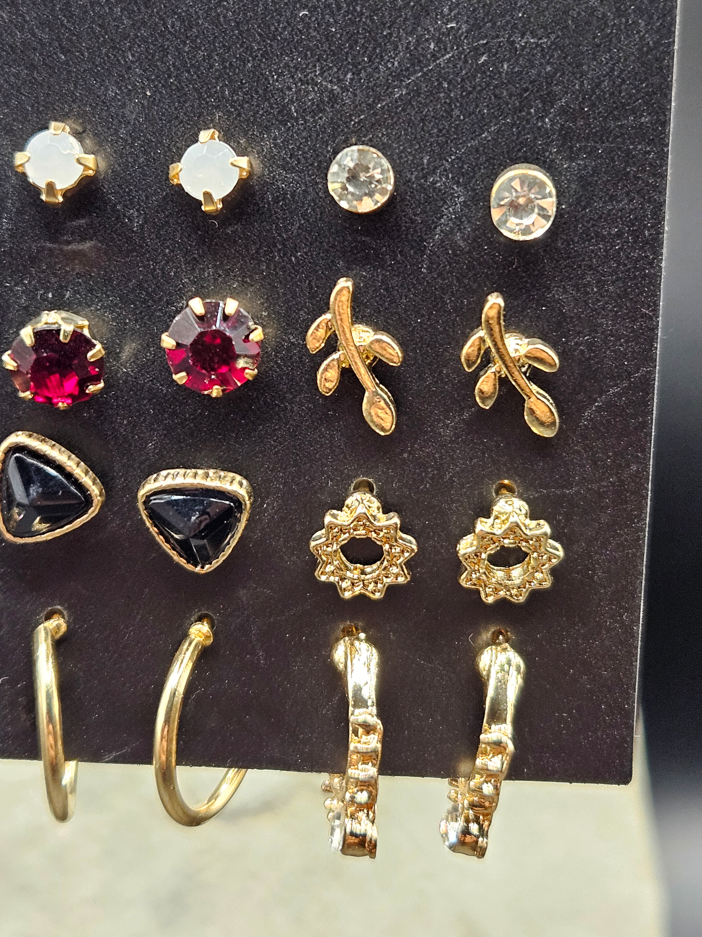 12-Piece Fashion Stud Earrings Set for Women