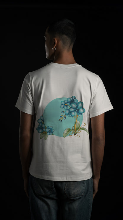 Floral Elegance White Men's T-shirt
