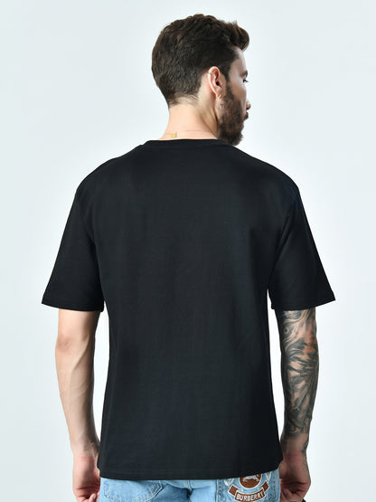 Risk Black Unisex Oversized T-Shirt