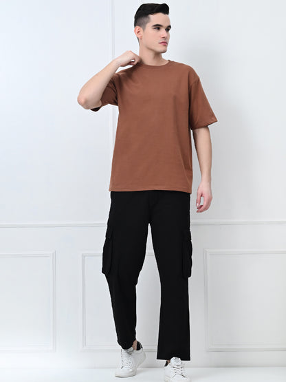 Stoned Brown Unisex Oversized T-Shirt