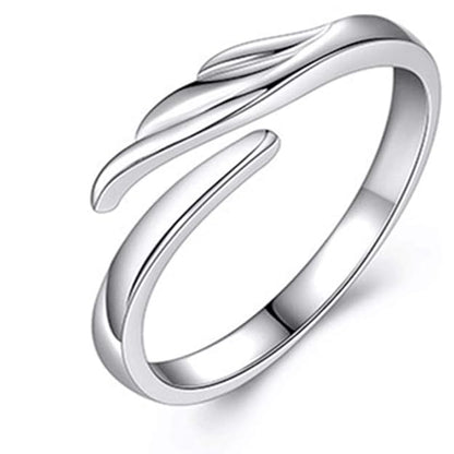 Angel Wings Love Adjustable Couple Rings for Men and Women