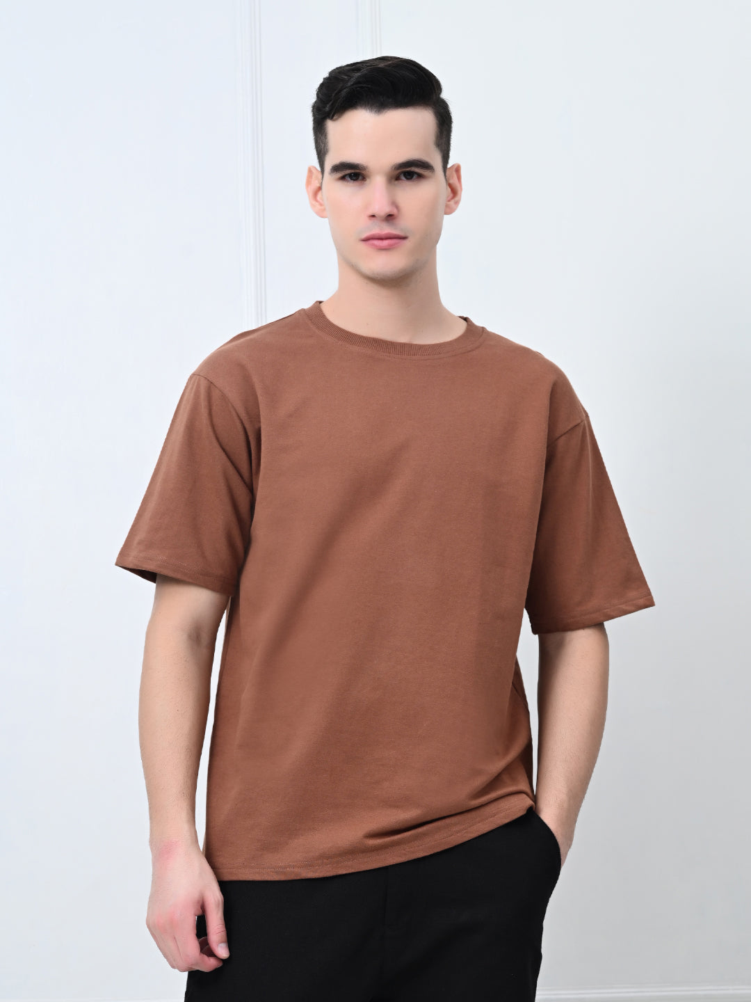 Stoned Brown Unisex Oversized T-Shirt