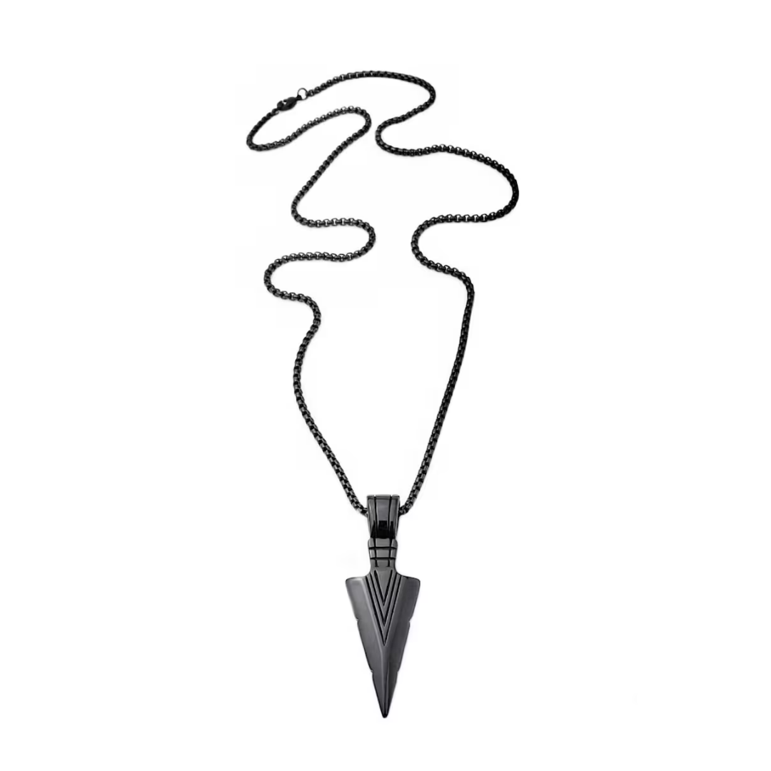 Black Arrow Pendant For Men And Women