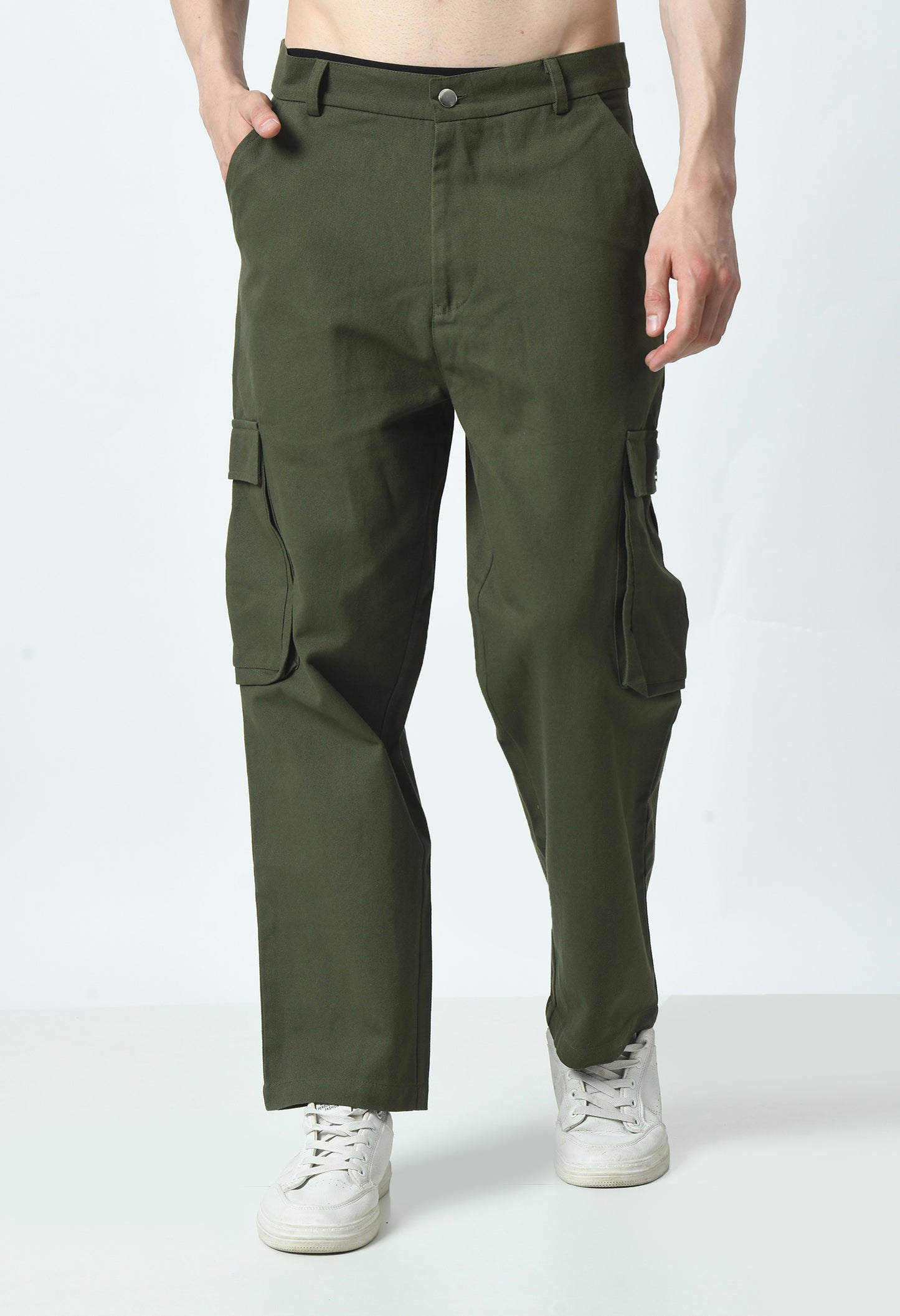 Olive Green Unisex Cargo