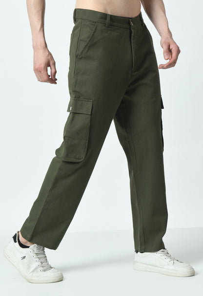 Olive Green Unisex Cargo