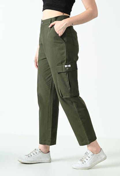 Olive Green Unisex Cargo