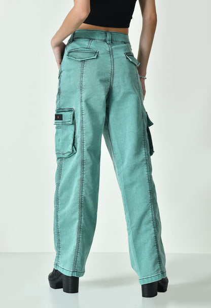 Nature’s Drip Denim Cargo For Women