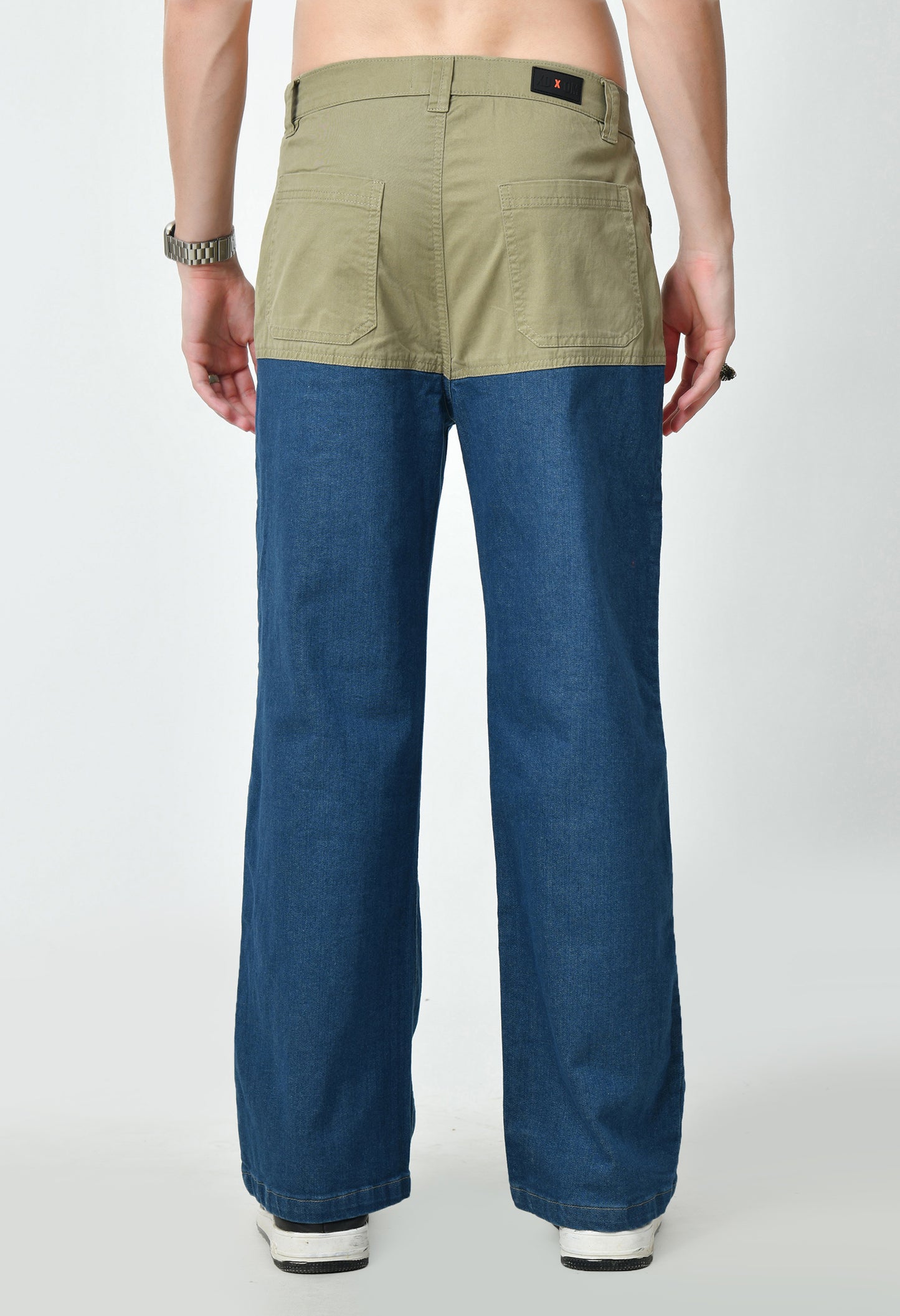 Dual Colour Carpenter Pants For Men