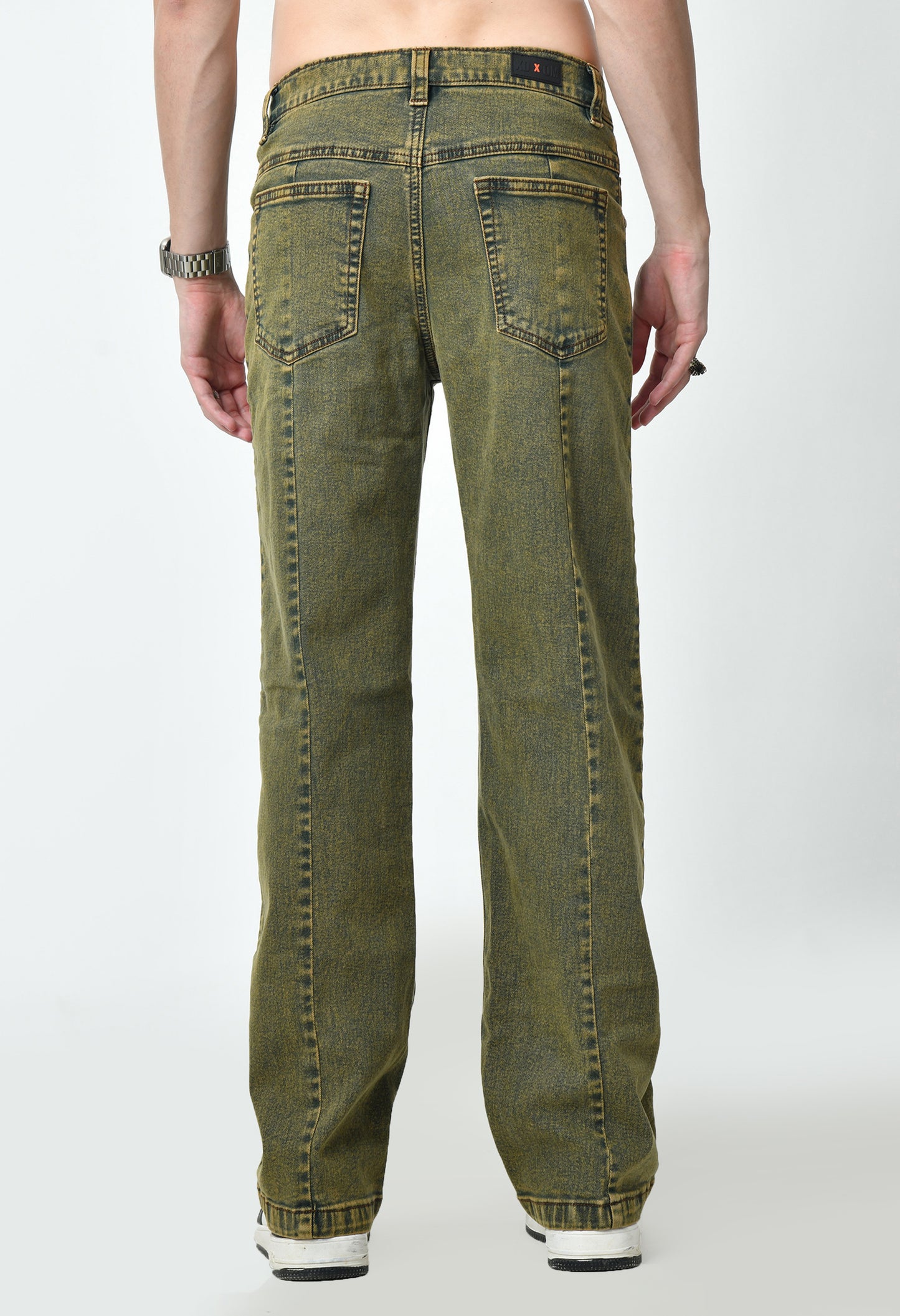 A Decade Old Vintage Pleated Denim Cargo For Men