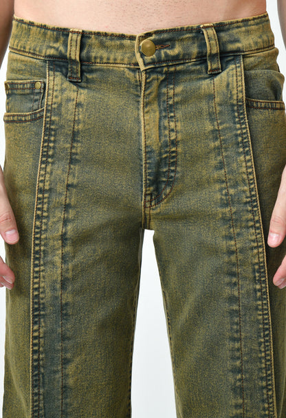 A Decade Old Vintage Pleated Denim Cargo For Men