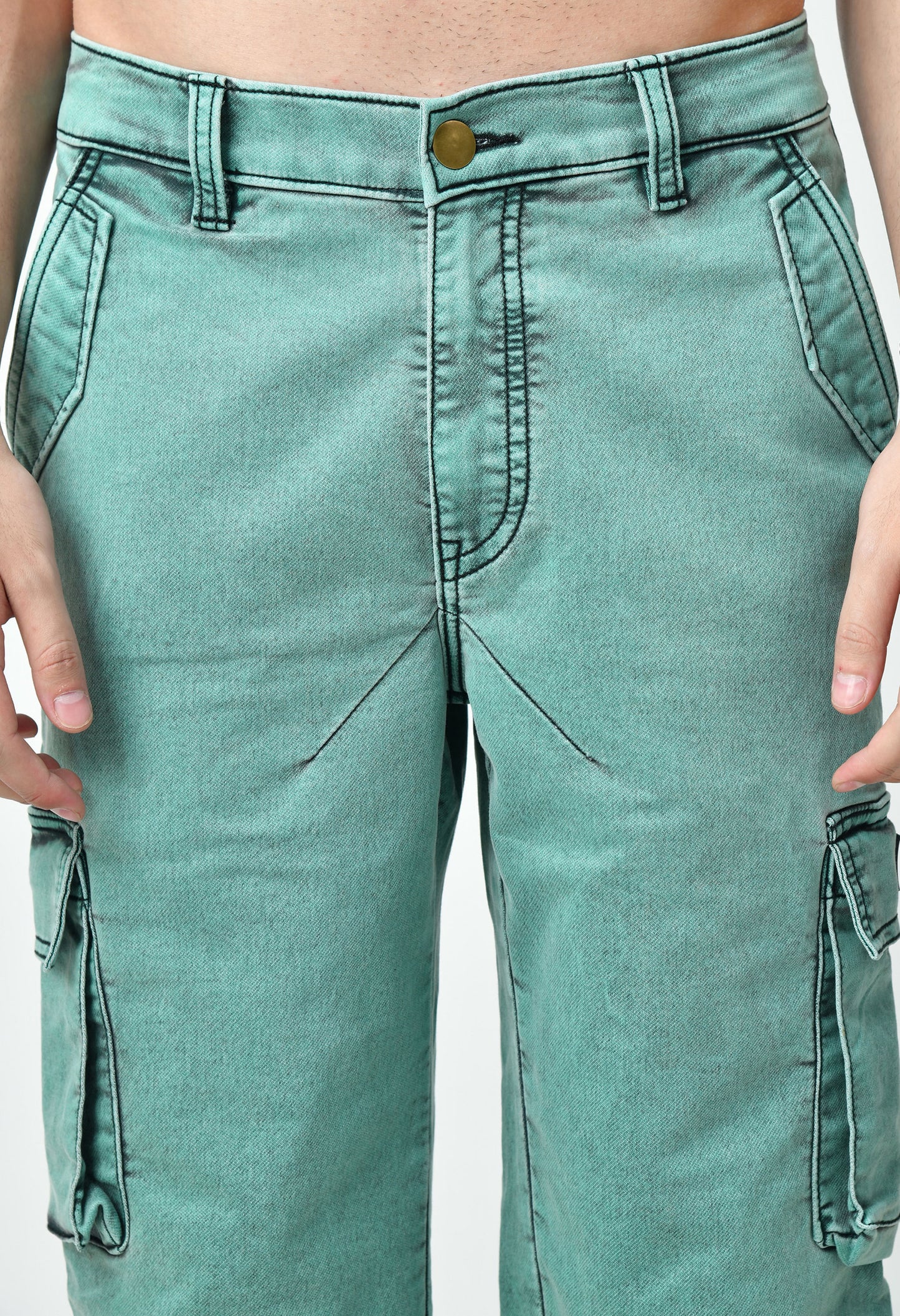 Nature’s Drip Denim Cargo For Men