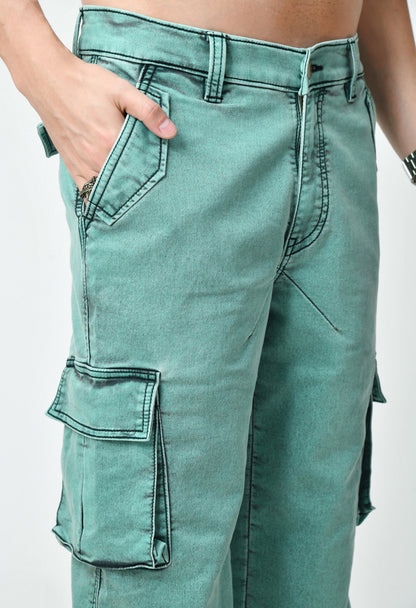 Nature’s Drip Denim Cargo For Men