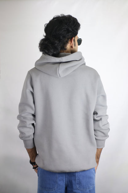 Plain Grey Men's Hoodie By Eksdee