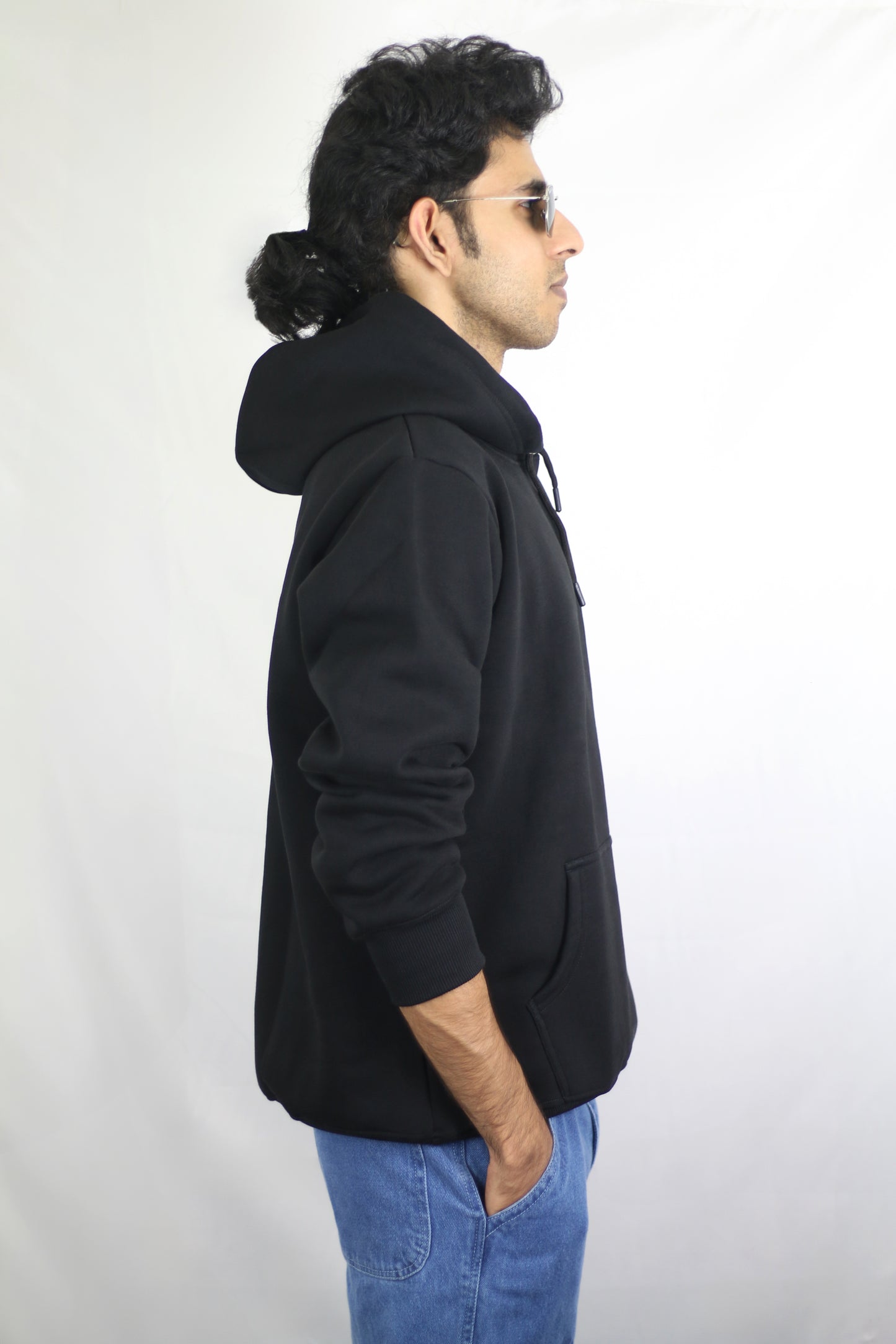 Rebirth Life And Death Black Men's Hoodie By Eksdee