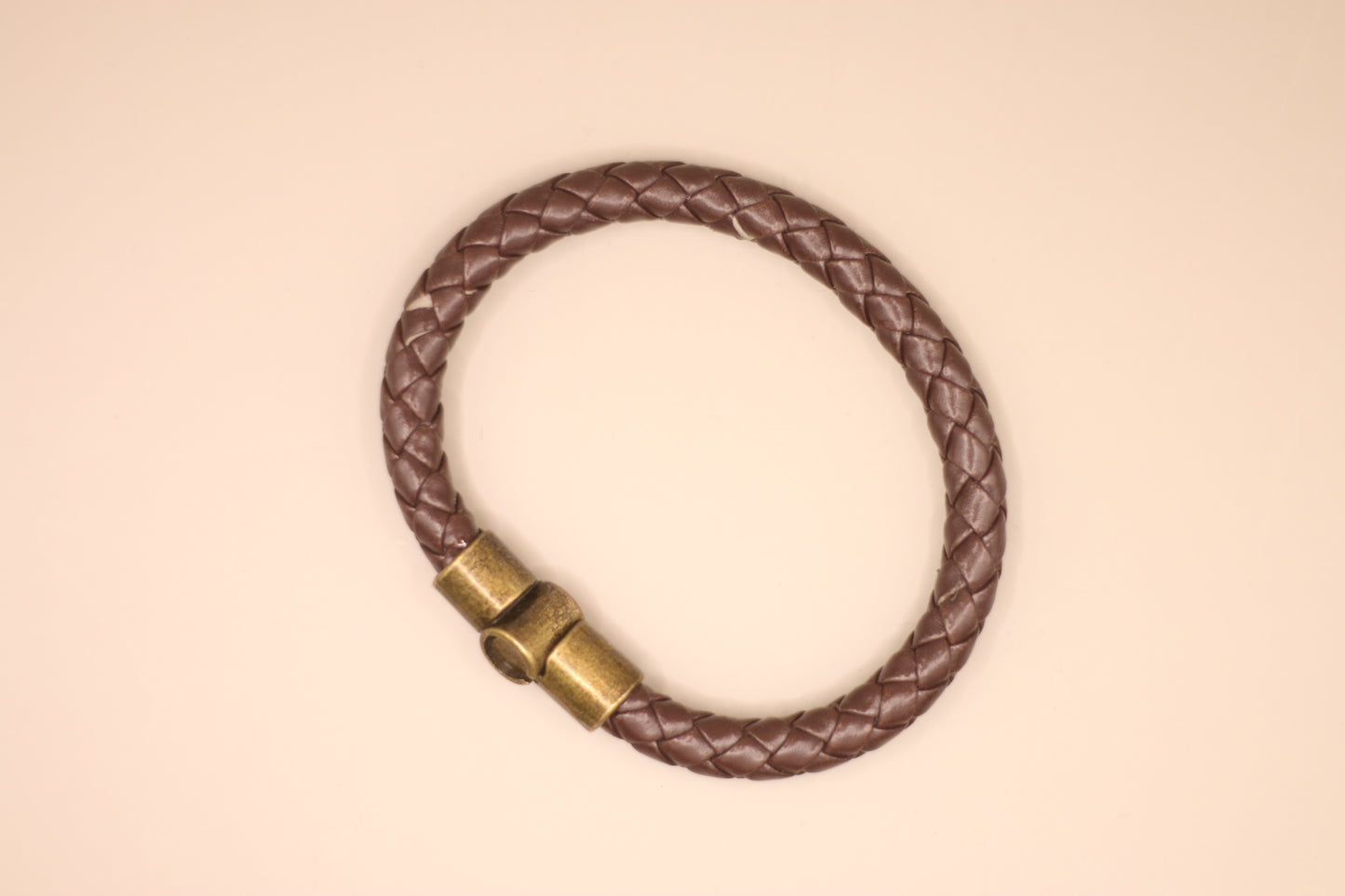 Bold Brown Hook Bracelet For Men