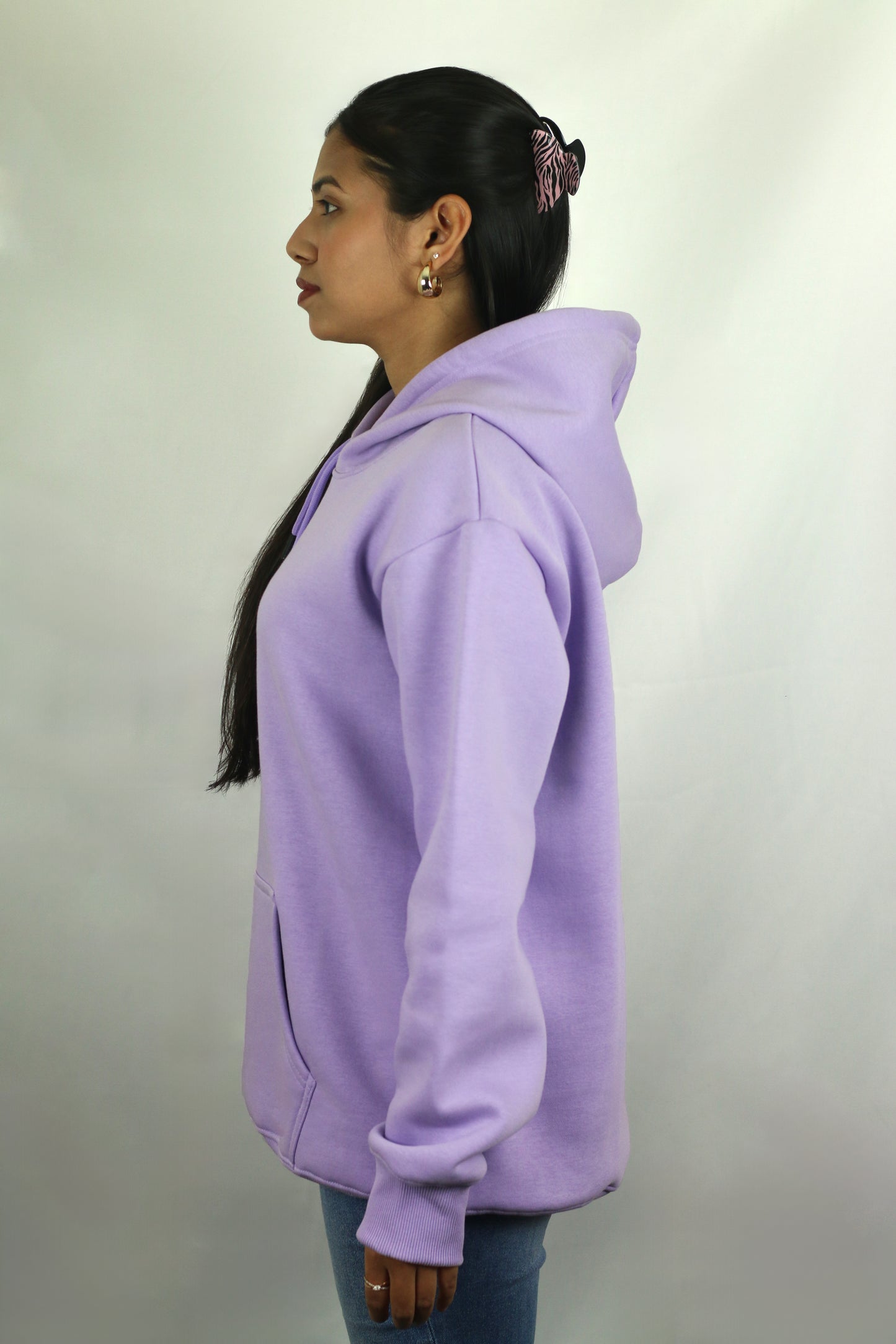 Plain Lavender Women's Hoodie By Eksdee