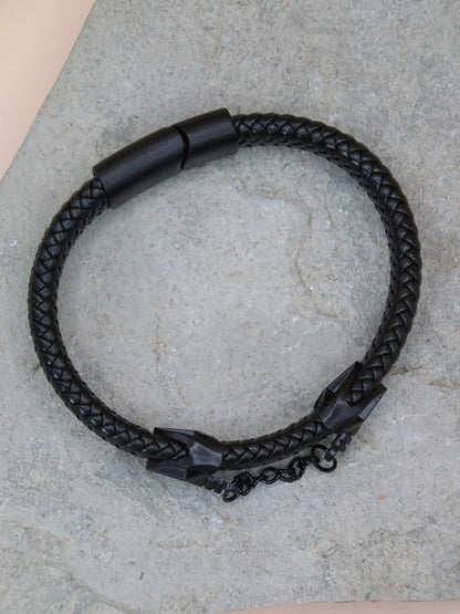 Black Anchor Chain Bracelet