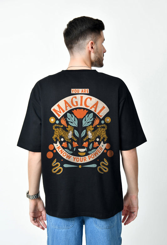 You Are Magical Black Men's Oversized T-Shirt