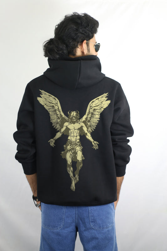 Find Your Wing Black Men's Hoodie By Eksdee