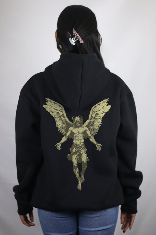 Find Your Wing Black Women's Hoodie By Eksdee