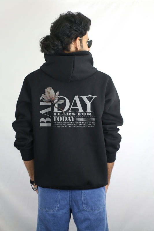 Bad Day Black Men's Hoodie By Eksdee