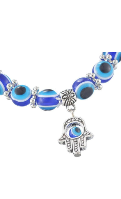 Evil Eye Silver-Edged Bracelet For Men and Women