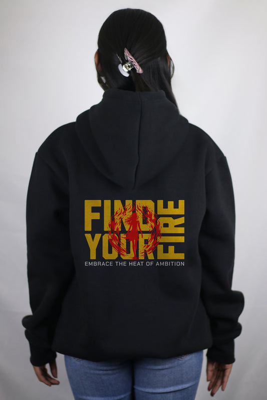 Find Your Fire Black Women's Hoodie By Eksdee