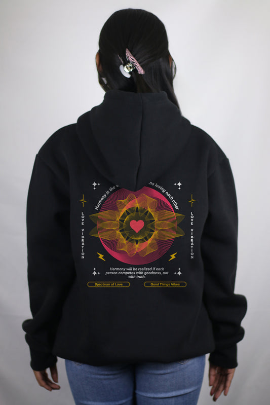 Harmony Black Women's Hoodie By Eksdee