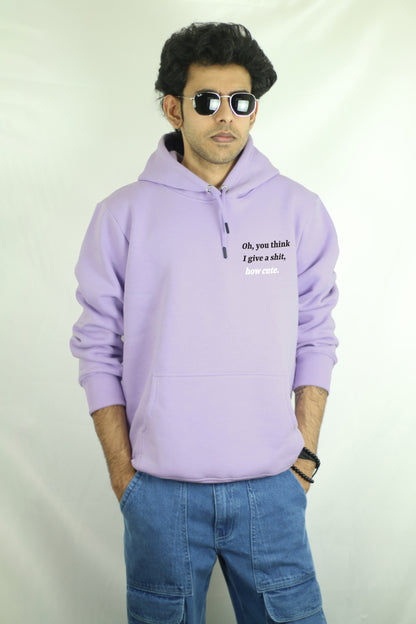 How Cute Lavender Men's Hoodie By Eksdee