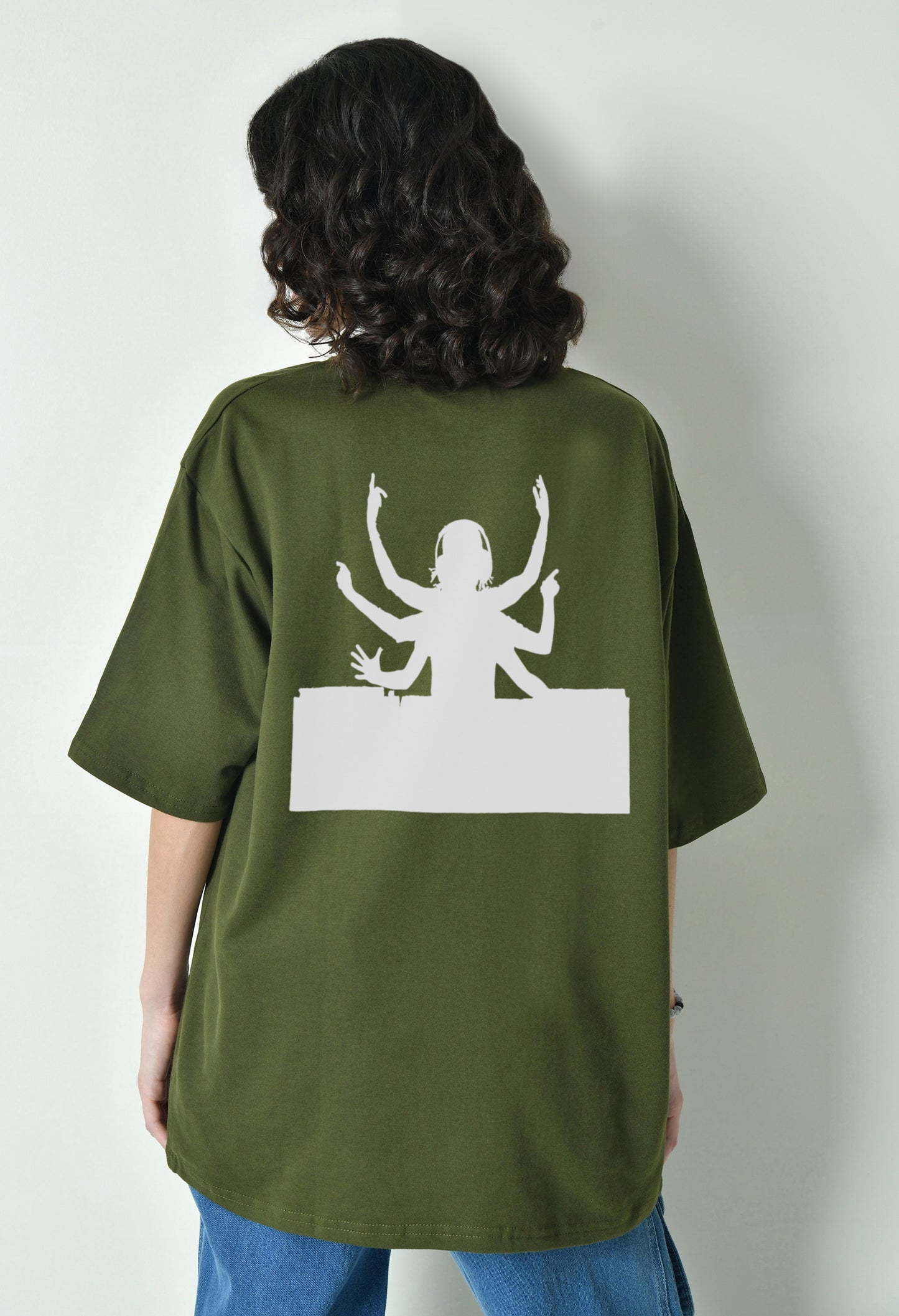 I Have A Therapist Olive Women's Oversized T-Shirt