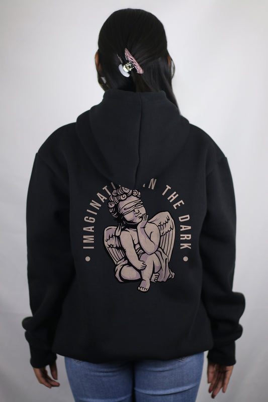 Imagination In The Dark Black Women's Hoodie By Eksdee