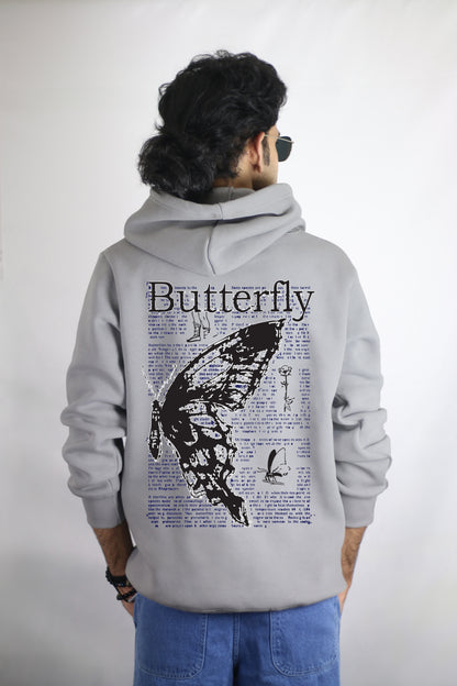 I Still Get Butterflies Grey Men's Hoodie By Eksdee