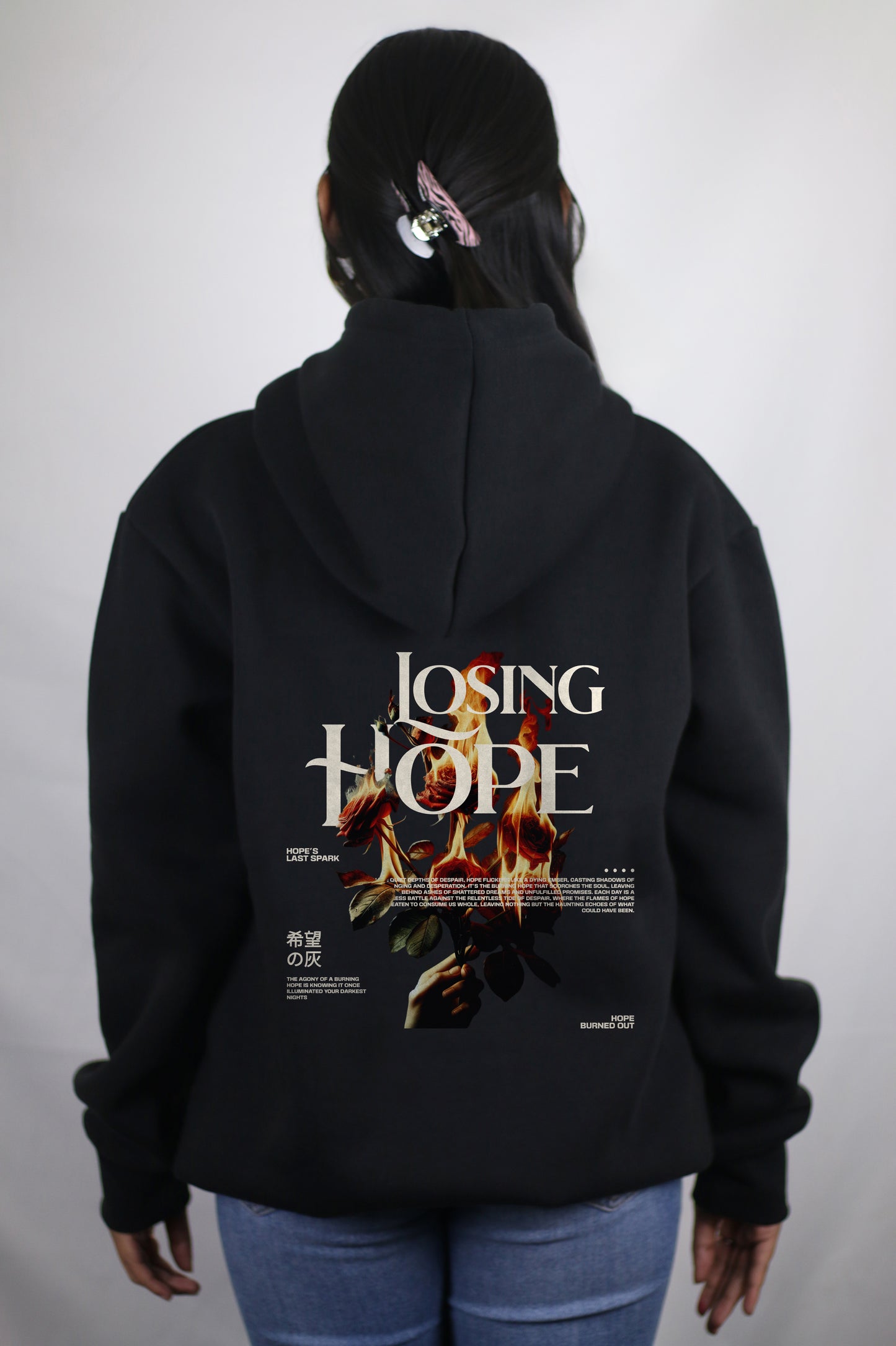 Losing Hope Black Women's Hoodie By Eksdee