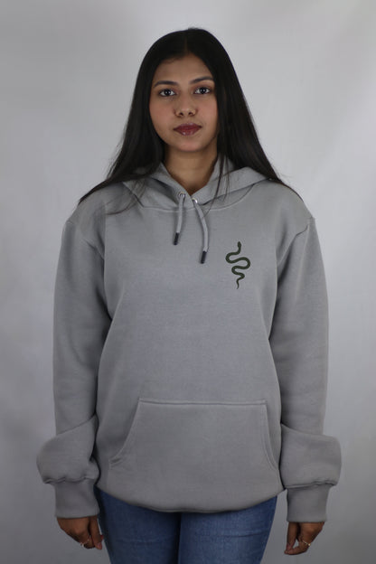 Regret Is The Poison of Life Grey Women's Hoodie By Eksdee