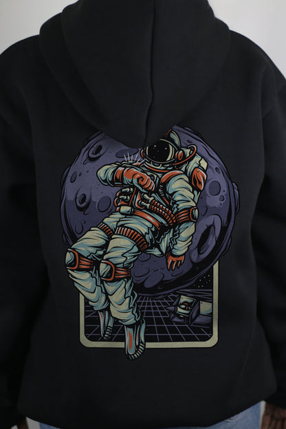 Space Black Women's Hoodie By Eksdee