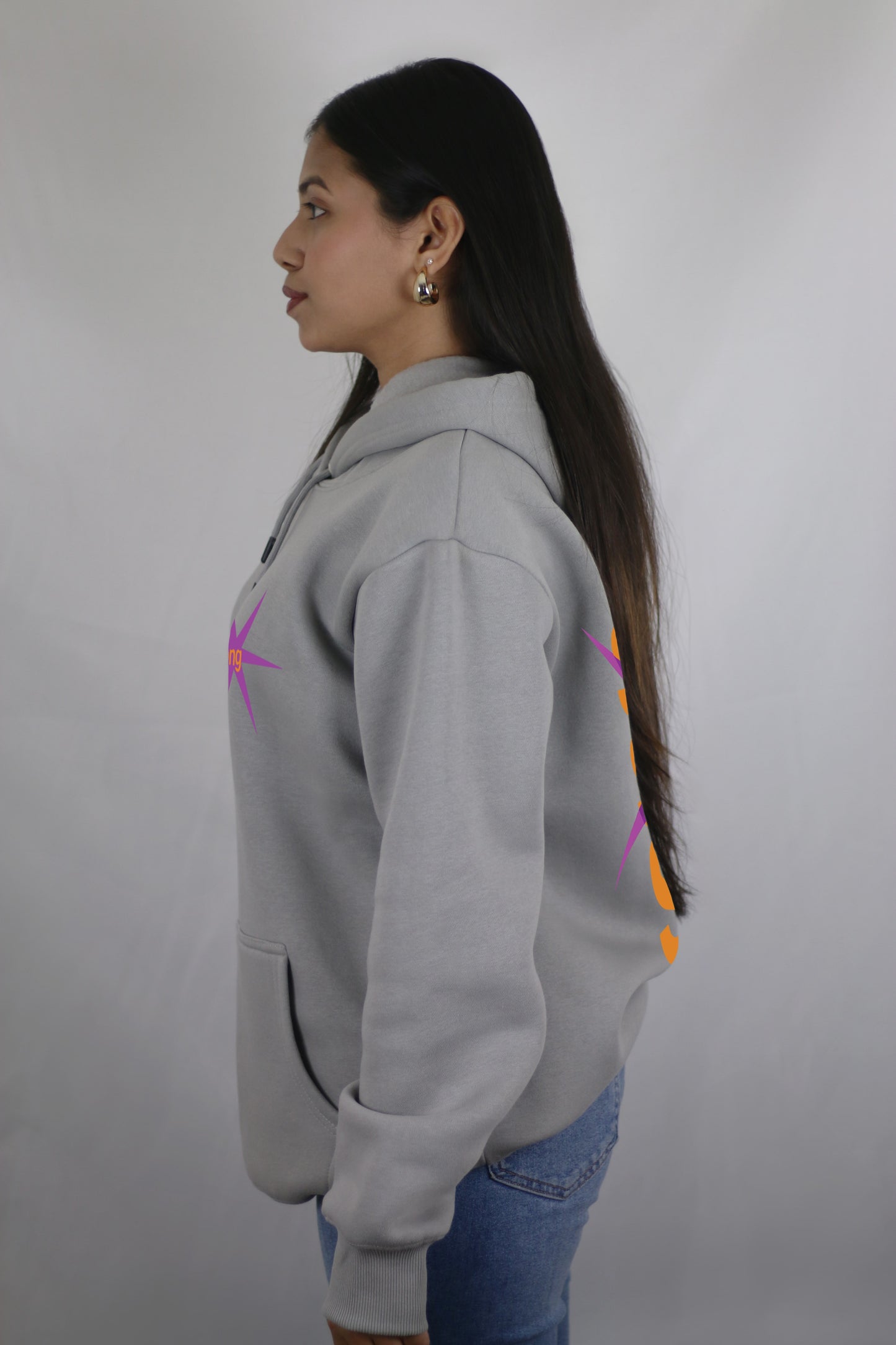 STFU Grey Women's Hoodie By Eksdee