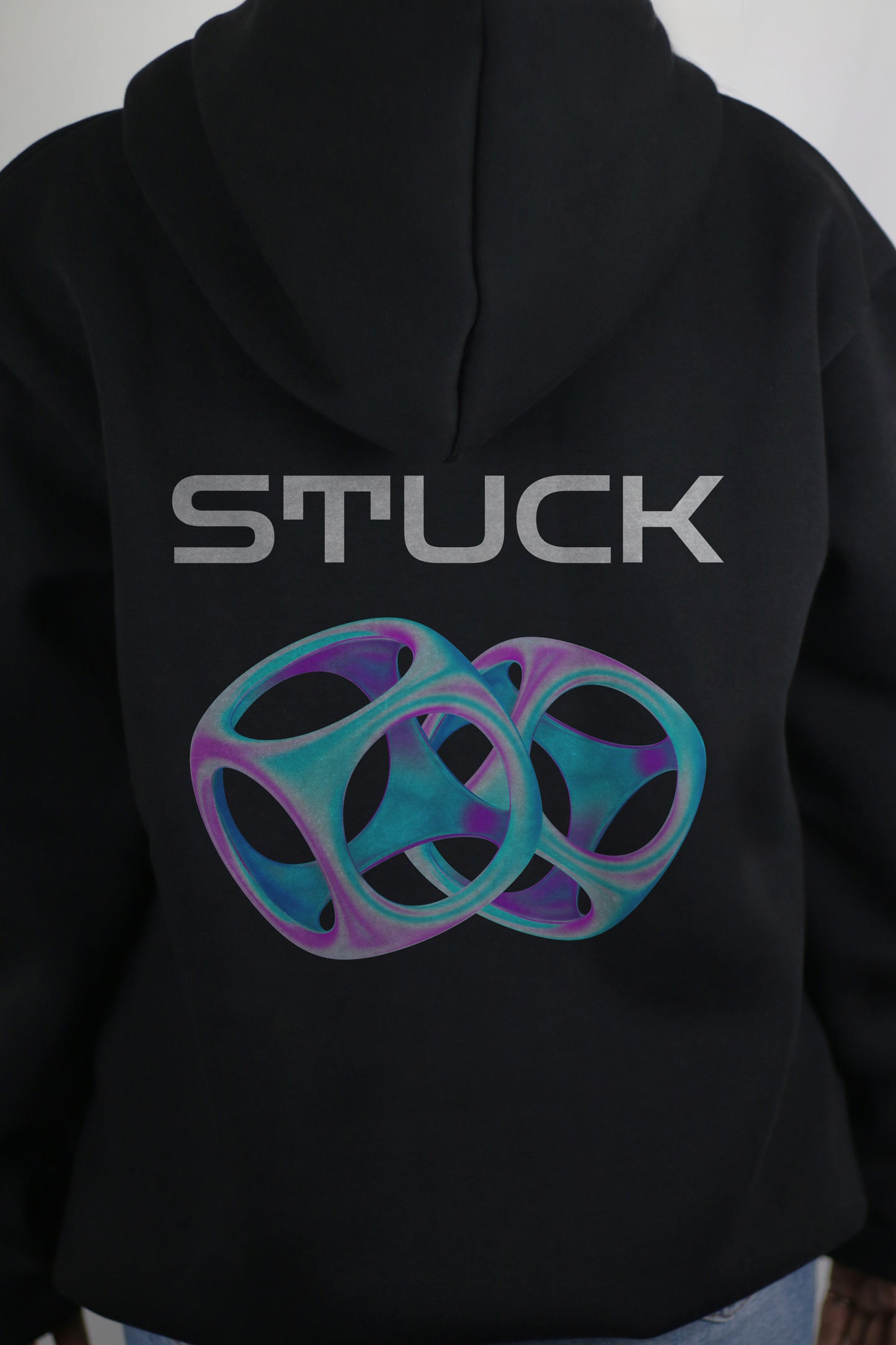 Stuck Black Women's Hoodie By Eksdee