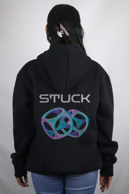 Stuck Black Women's Hoodie By Eksdee