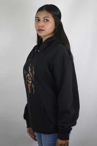 Tiger Claw Black Women's Hoodie By Eksdee