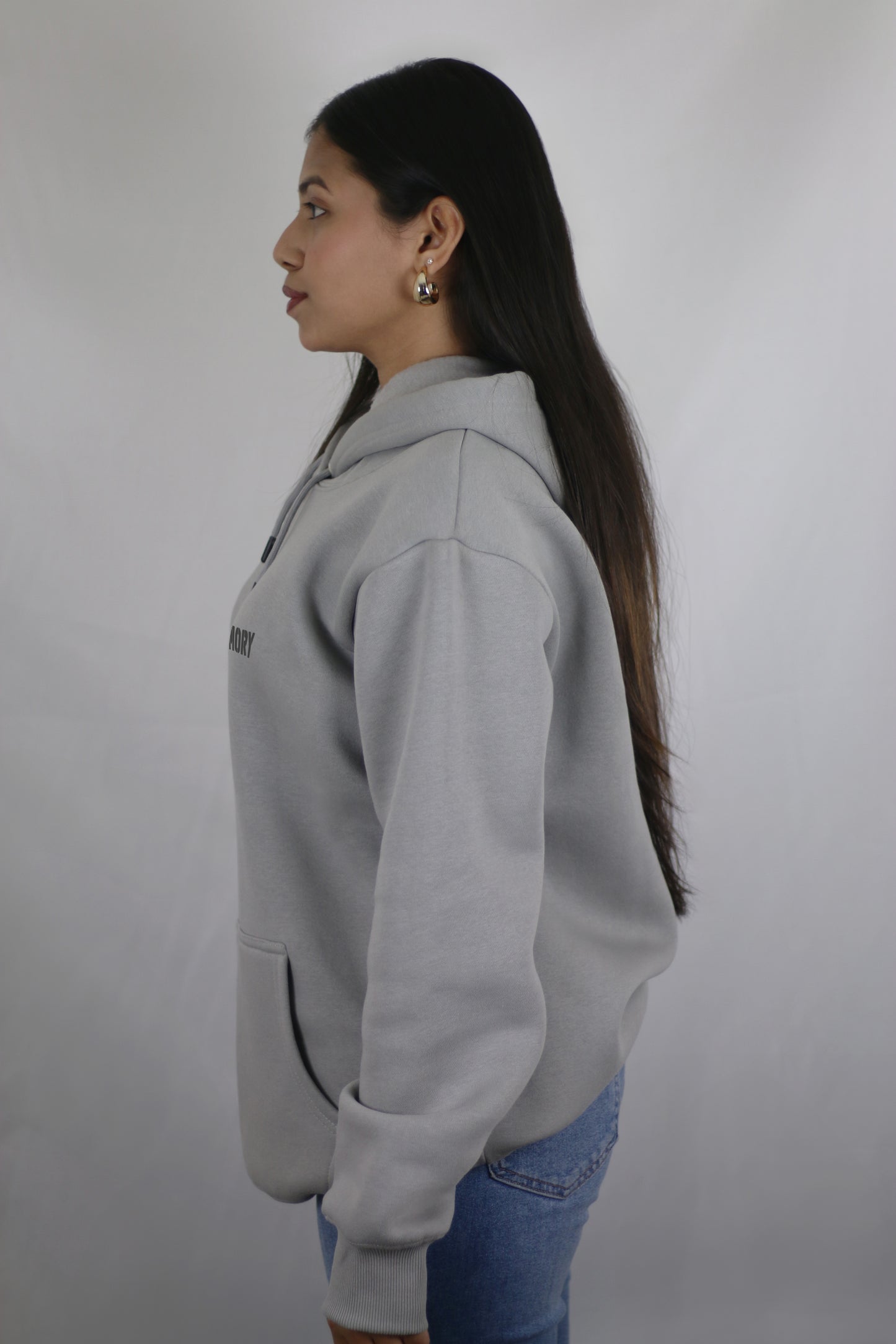 Touch Has A Memory Grey Women's Hoodie By Eksdee