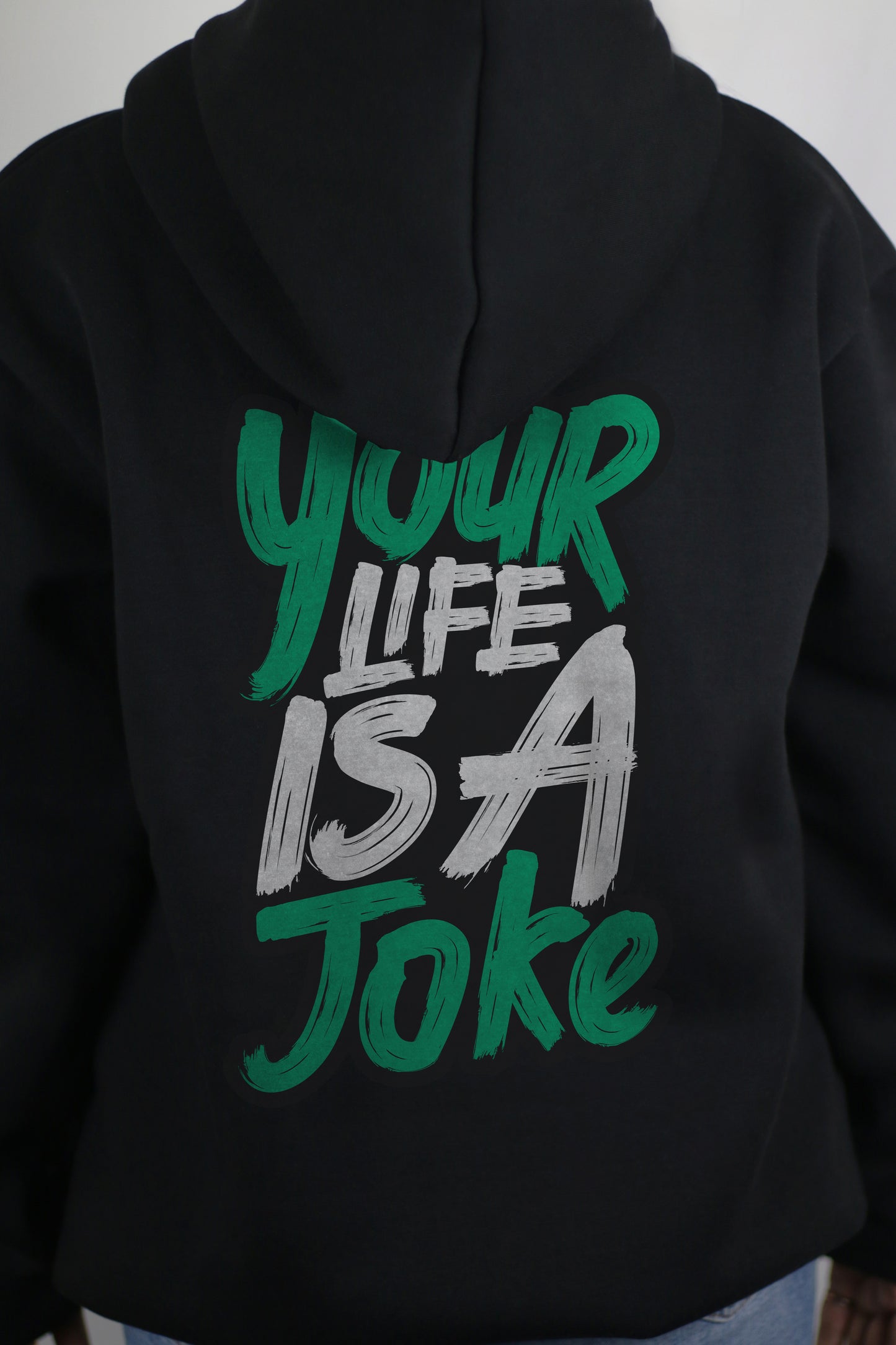 Your Life Is A Joke Black Women's Hoodie By Eksdee